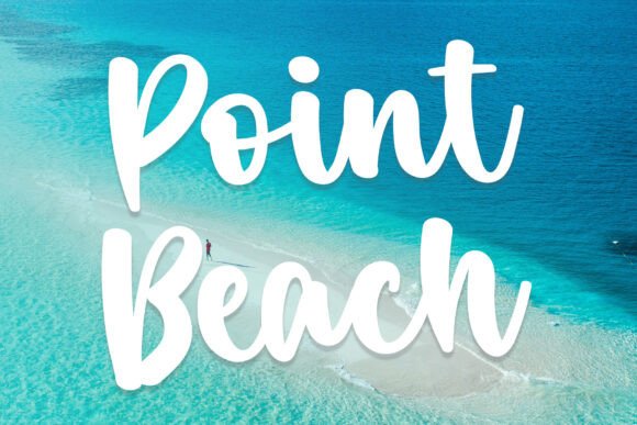 Capture the Coastal Vibe: The Point Beach Typeface