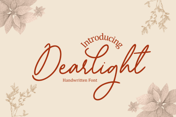 Dearlight: A Graceful Script for Heartfelt Design
