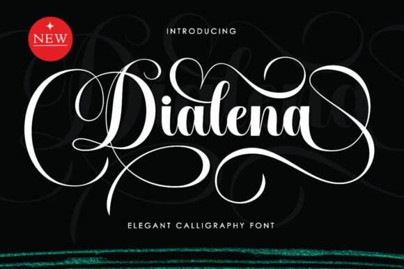 Dialena: A Script Font with Modern Elegance