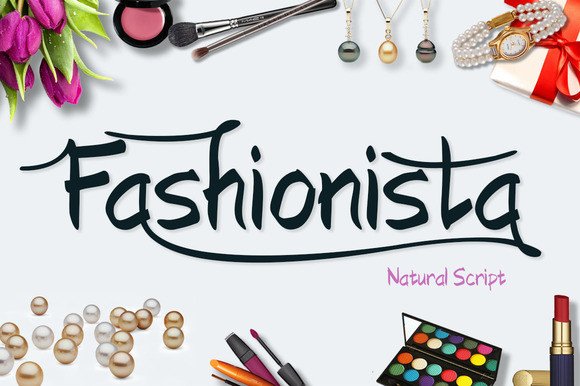 Fashionista: The Bold Script Font with a Modern Edge