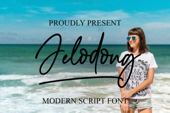 Jelodong: A Modern Script Font for Elegant Designs