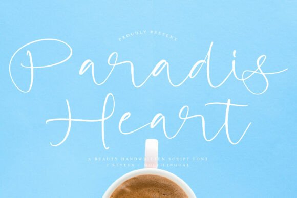 Paradisheart Regular: The Handwritten Font for Elegant Design
