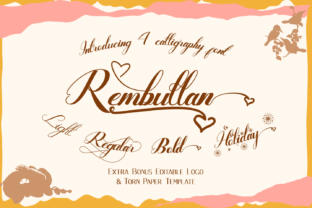 Rembullan: The Creative Script Font That Feels Like a Signature