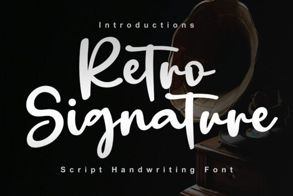 Retro Signature: A Modern Script Font with Timeless Appeal