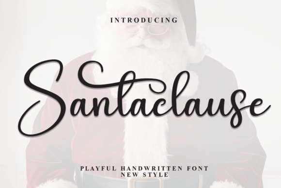 Santaclause: The Handwritten Font for Festive Designs