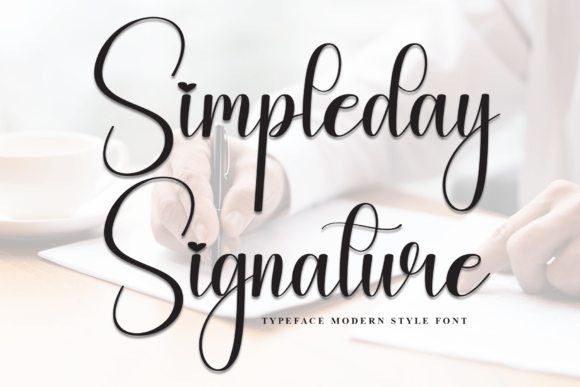Simpleday Signature: A Font That Feels Like a Personal Touch