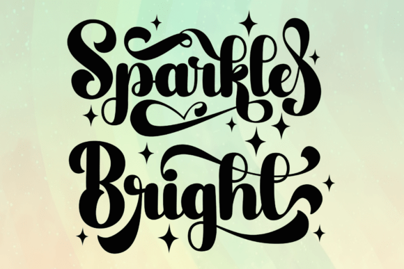 Sparkle Bright: Where Script Meets Sophistication