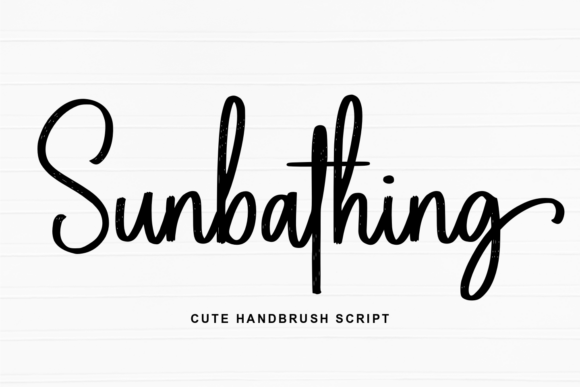 Sunbathing: The Handbrush Script for Warm Designs